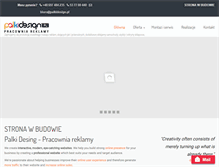 Tablet Screenshot of palkidesign.pl